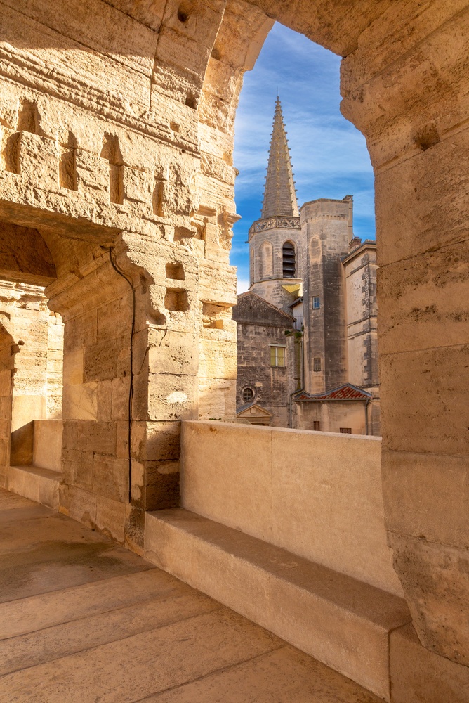 L'anfiteatro romano di Arles in Provenza