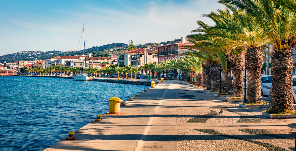 Argostoli e il porto a Cefalonia