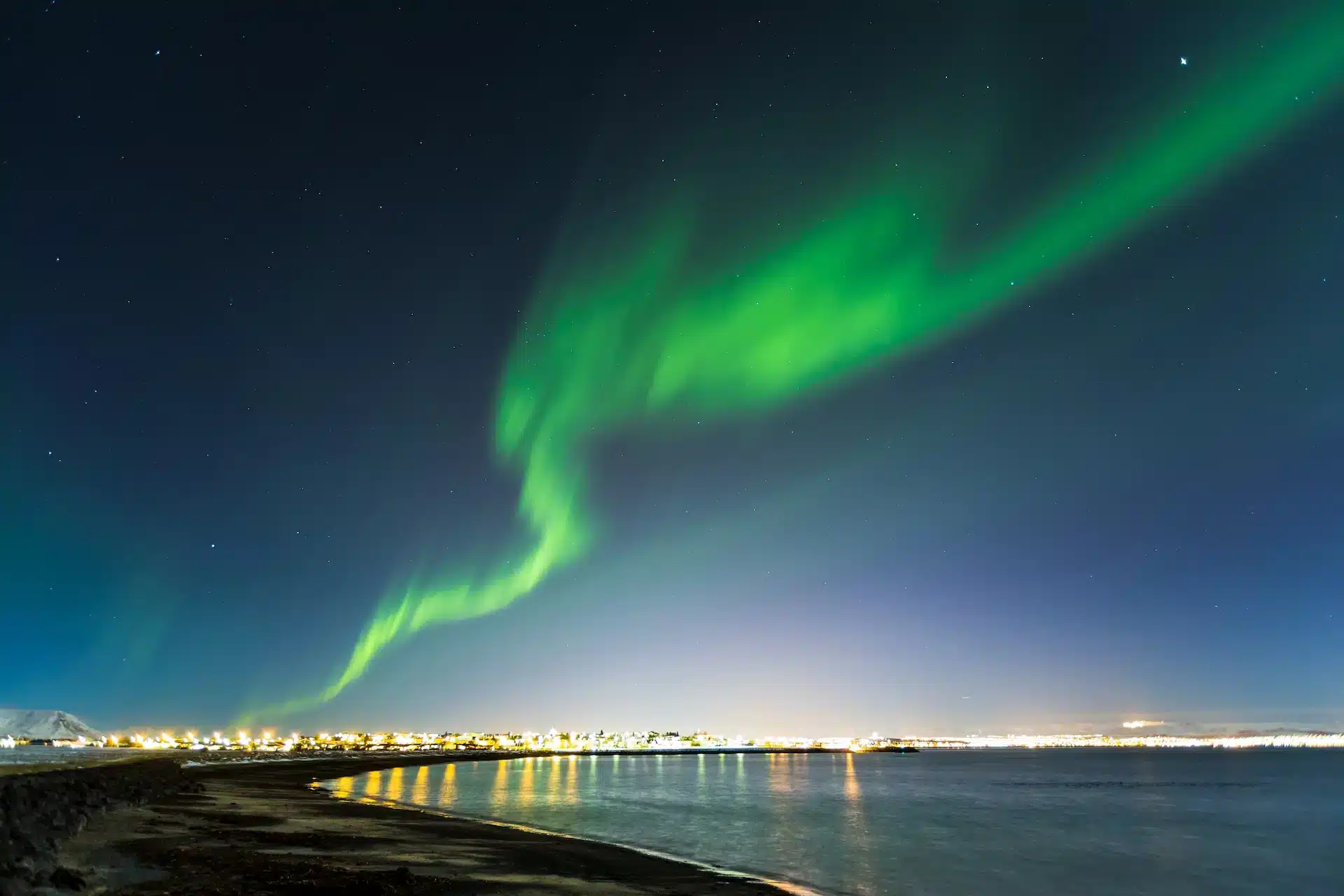 aurora boreale reykjavik
