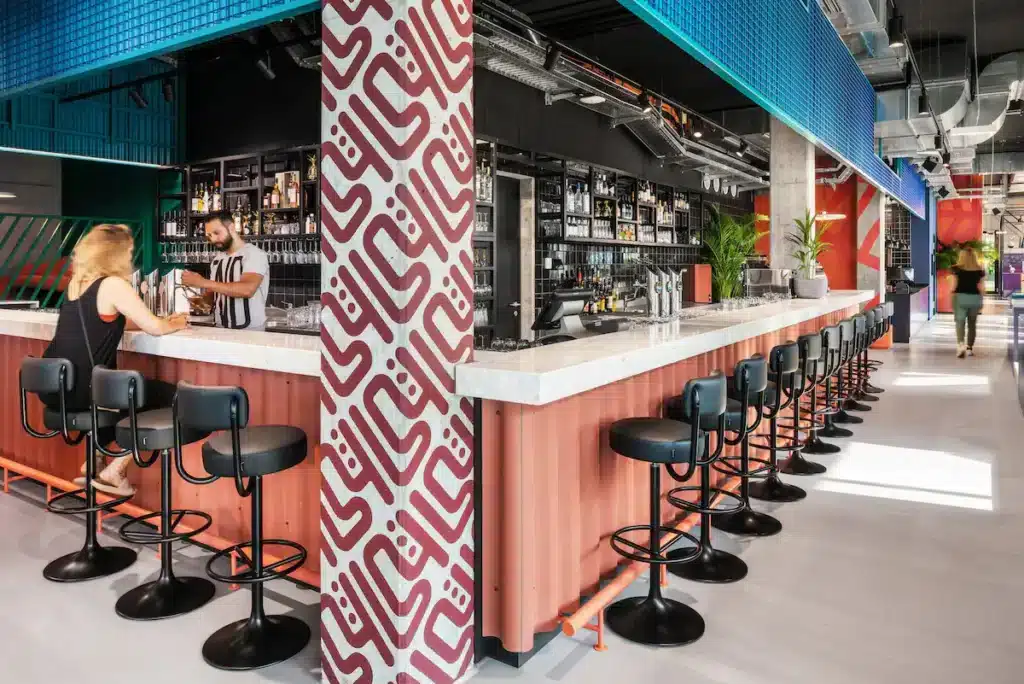 Il bar del The Social Hub Vienna