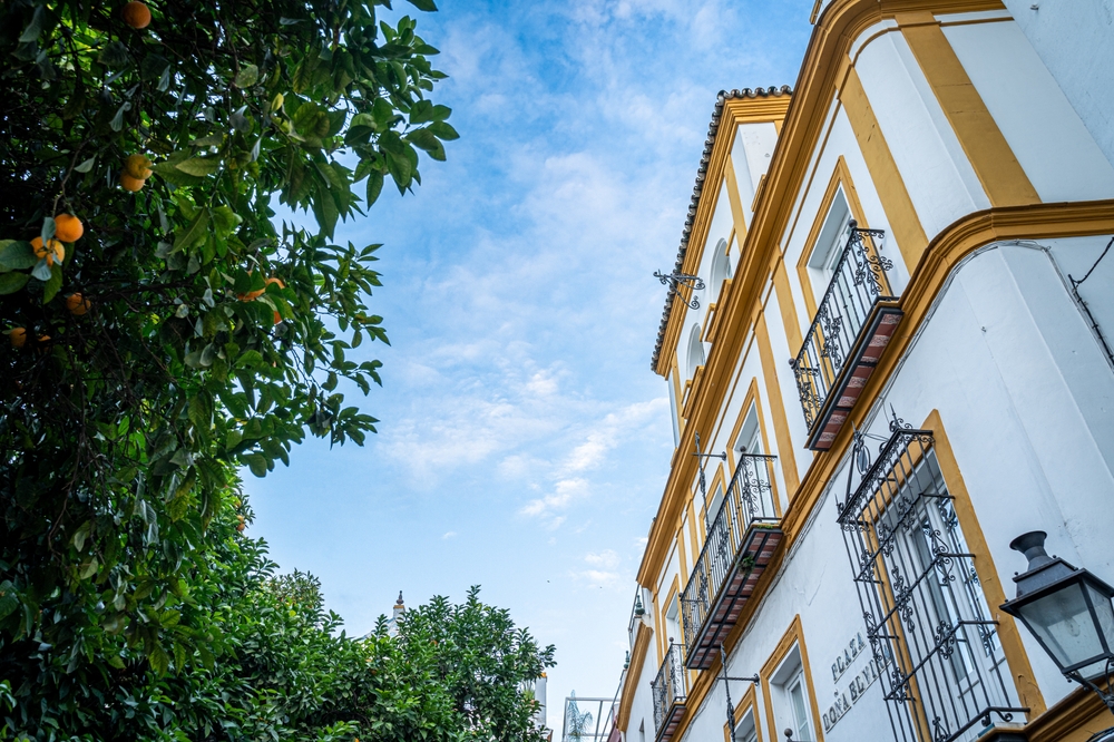 Una strada di Santa Cruz, l'antico quartiere ebraico di Siviglia