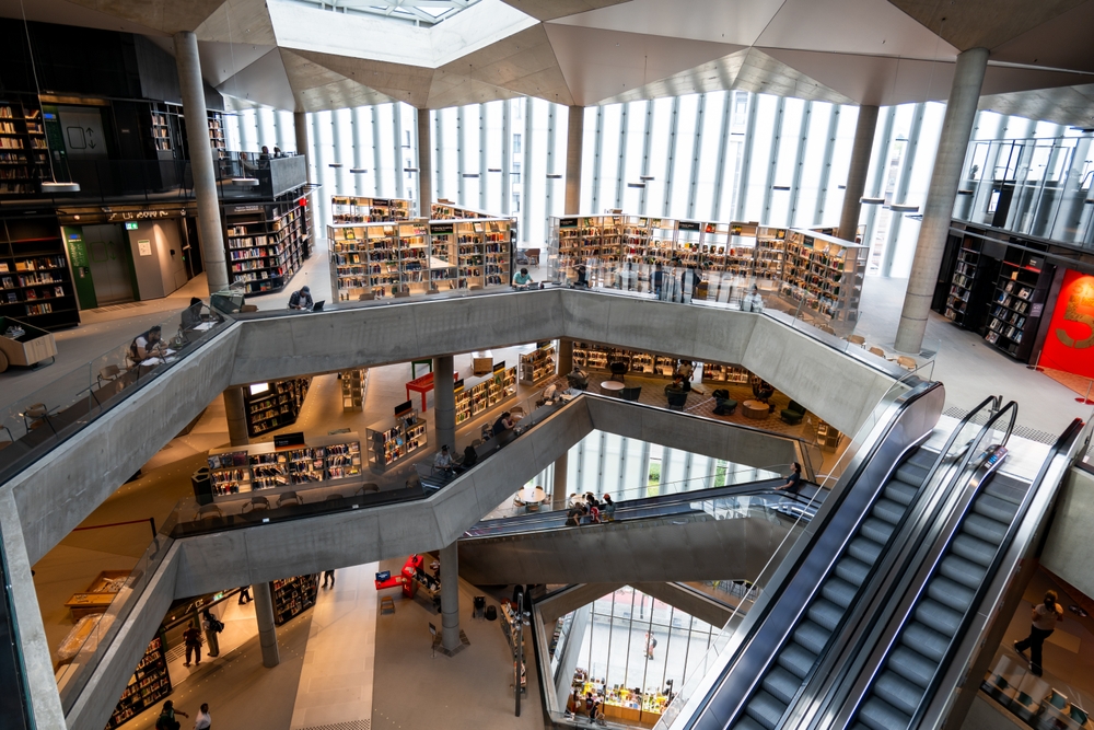 La biblioteca centrale Deichman Bjørvika a Oslo