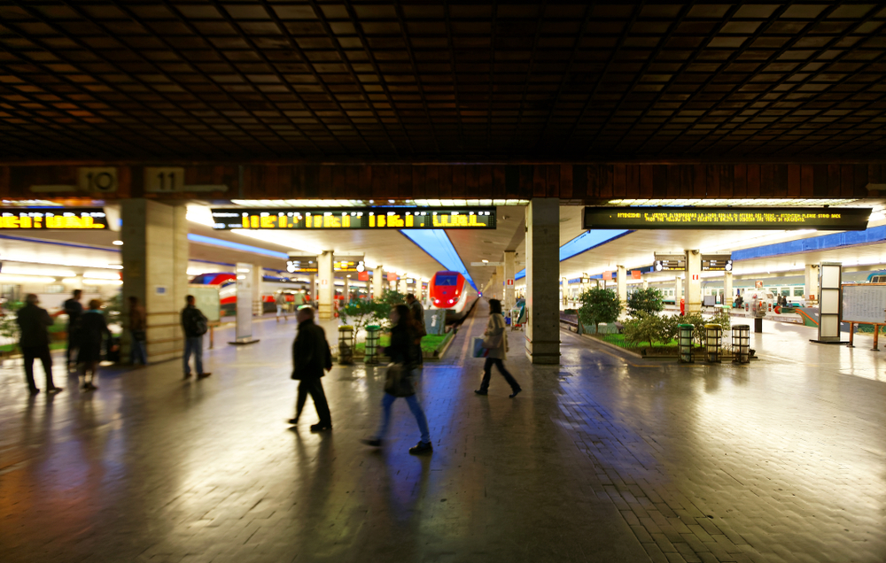 I binari della stazione di Firenze Santa Maria Novella