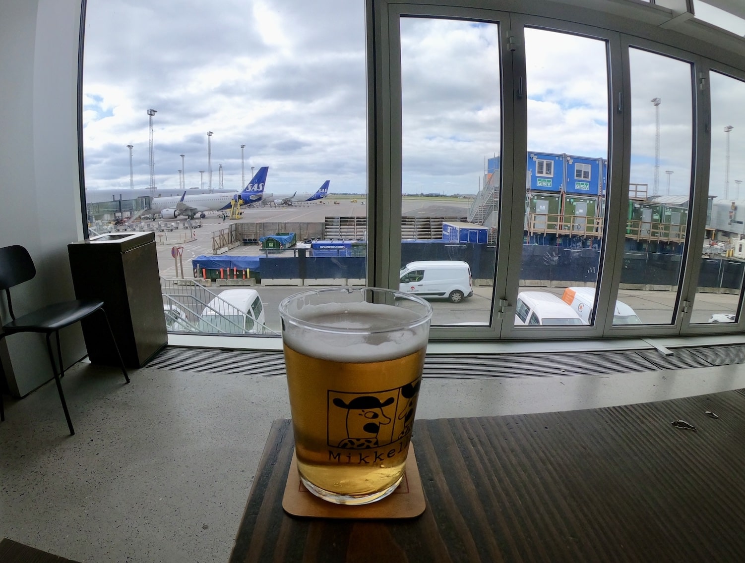 Birra Mikkeller all'aeroporto di Copenaghen