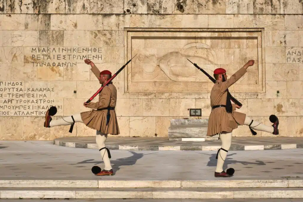 Cambio della guardia in piazza Syntagma
