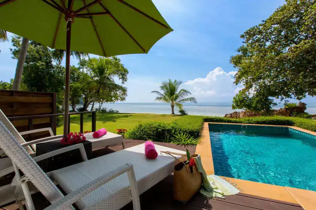 camera con piscina privata all'elixir koh yao yai