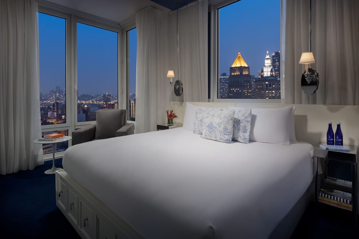 camera d'hotel con vista a Soho