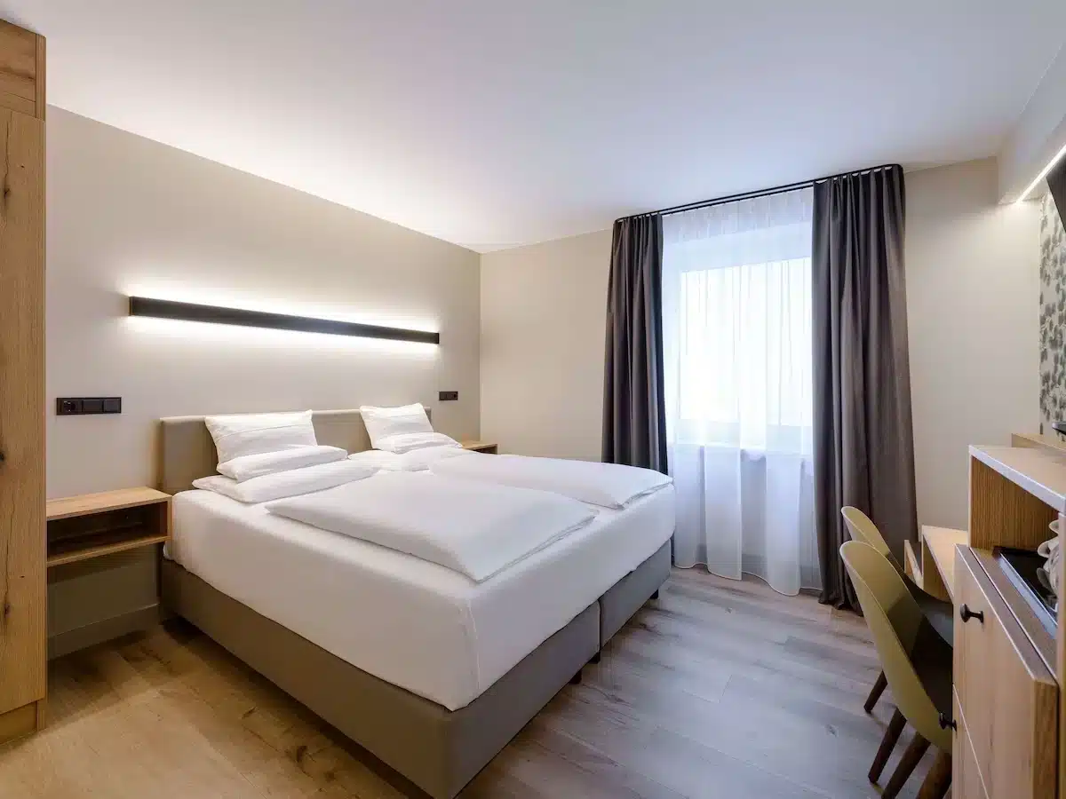 Camera del Mercure, hotel economico nel cuore di Monaco