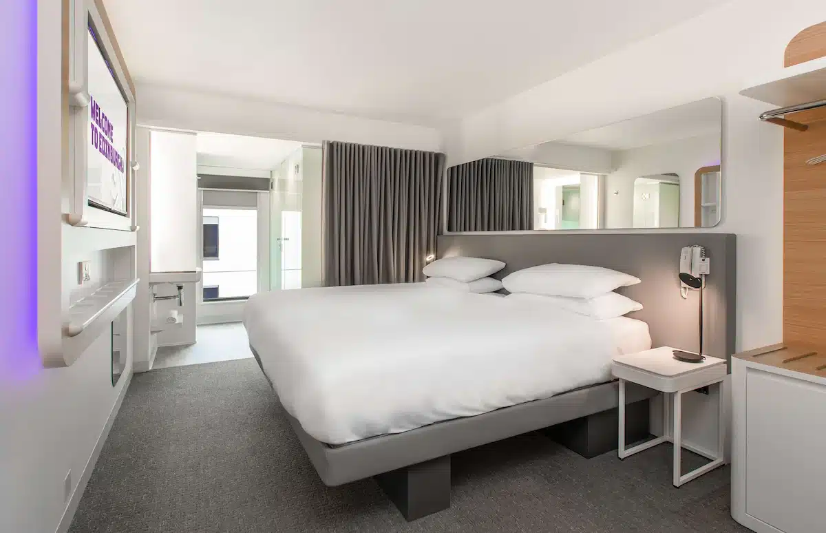 Camera dello Yotel Edinburgh