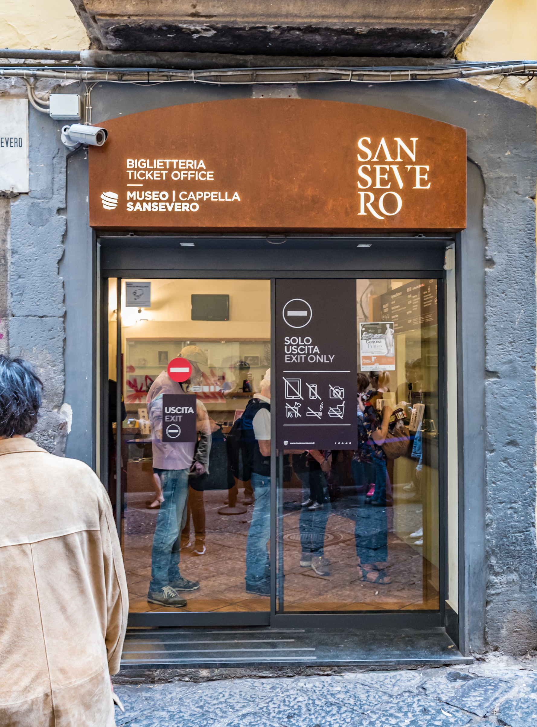 La Cappella Sansevero a Napoli vista dall'esterno