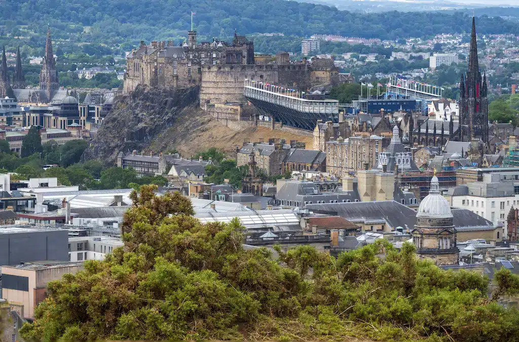 Il Castello di Edimburgo nella Old Town