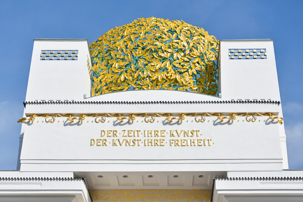 La cupola dorata del Palazzo della Secessione a Vienna