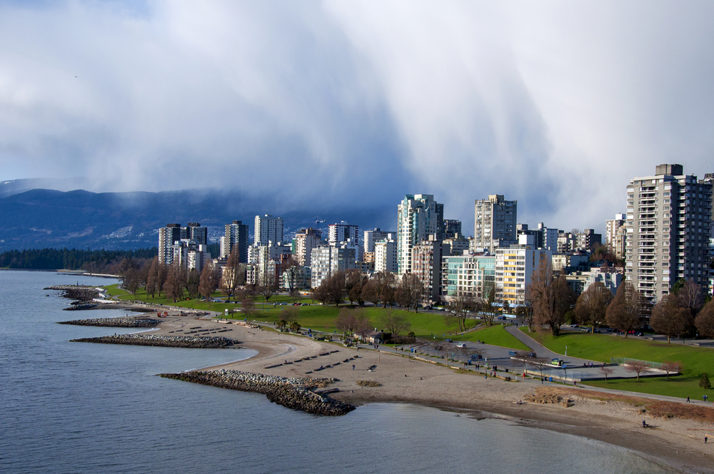 English Bay e il West End a Vancouver