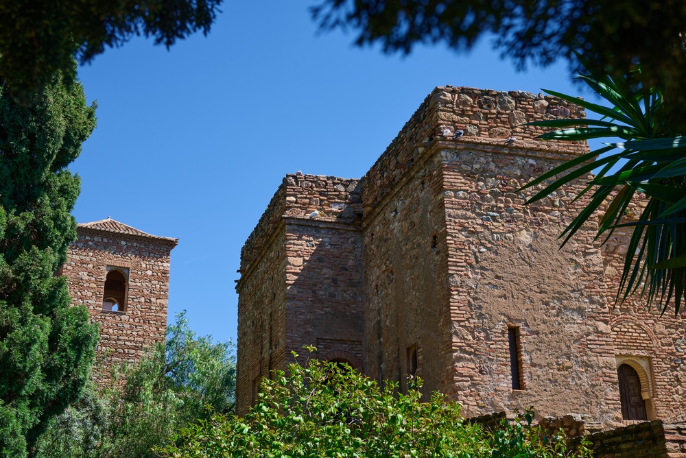 La fortezza moresca dell'Alcazaba a Malaga