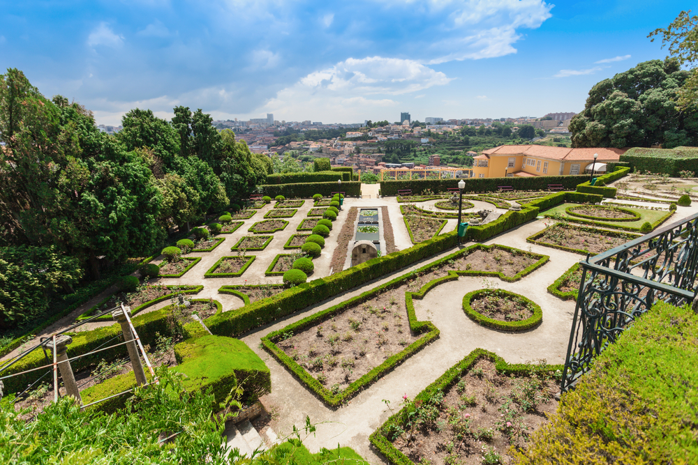 I giardini Jardins do Palácio de Cristal a Porto