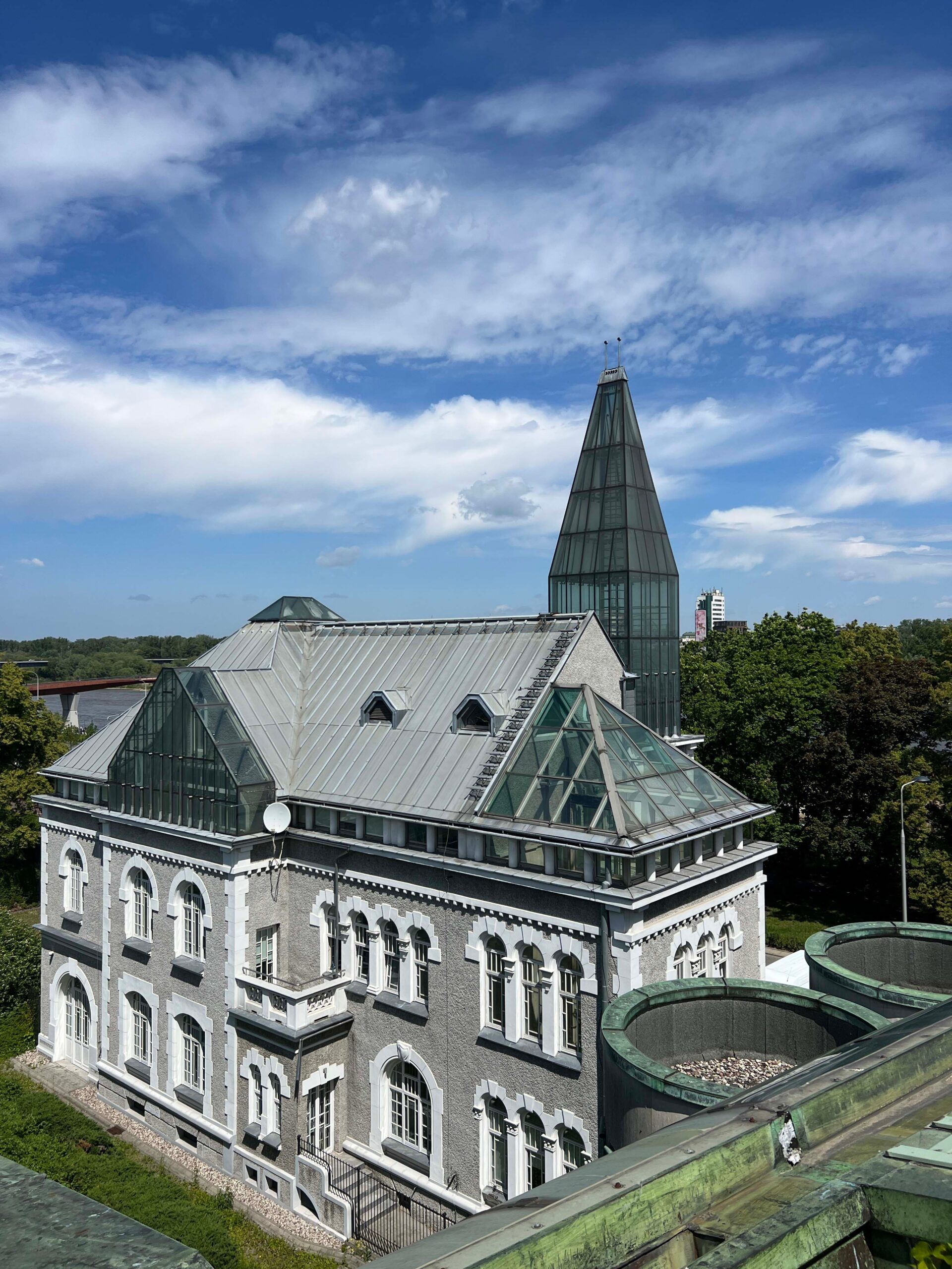 Il giardino pensile della Biblioteca Universitaria a Powiśle, Varsavia