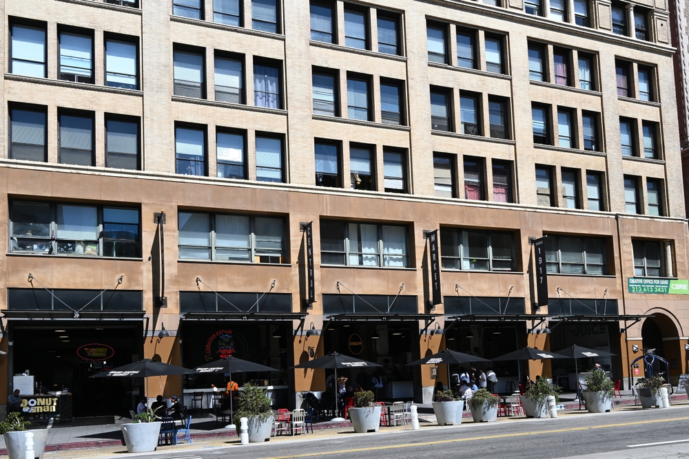 Il Grand Central Market su South Broadway a Downtown Los Angeles