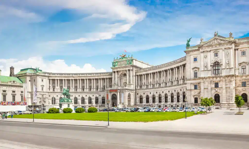 L'Hofburg nel centro di Vienna
