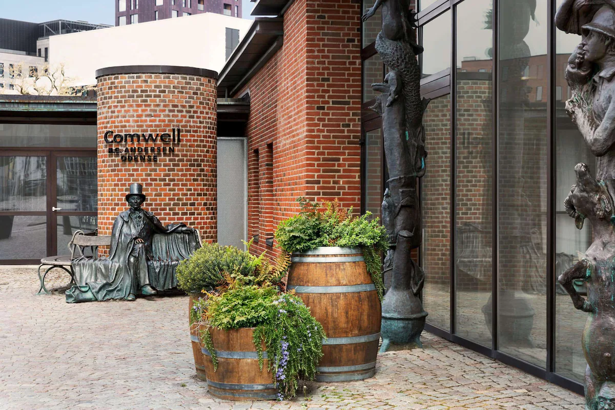 hotel comwell a odense vicino alla casa di hans christian andersen