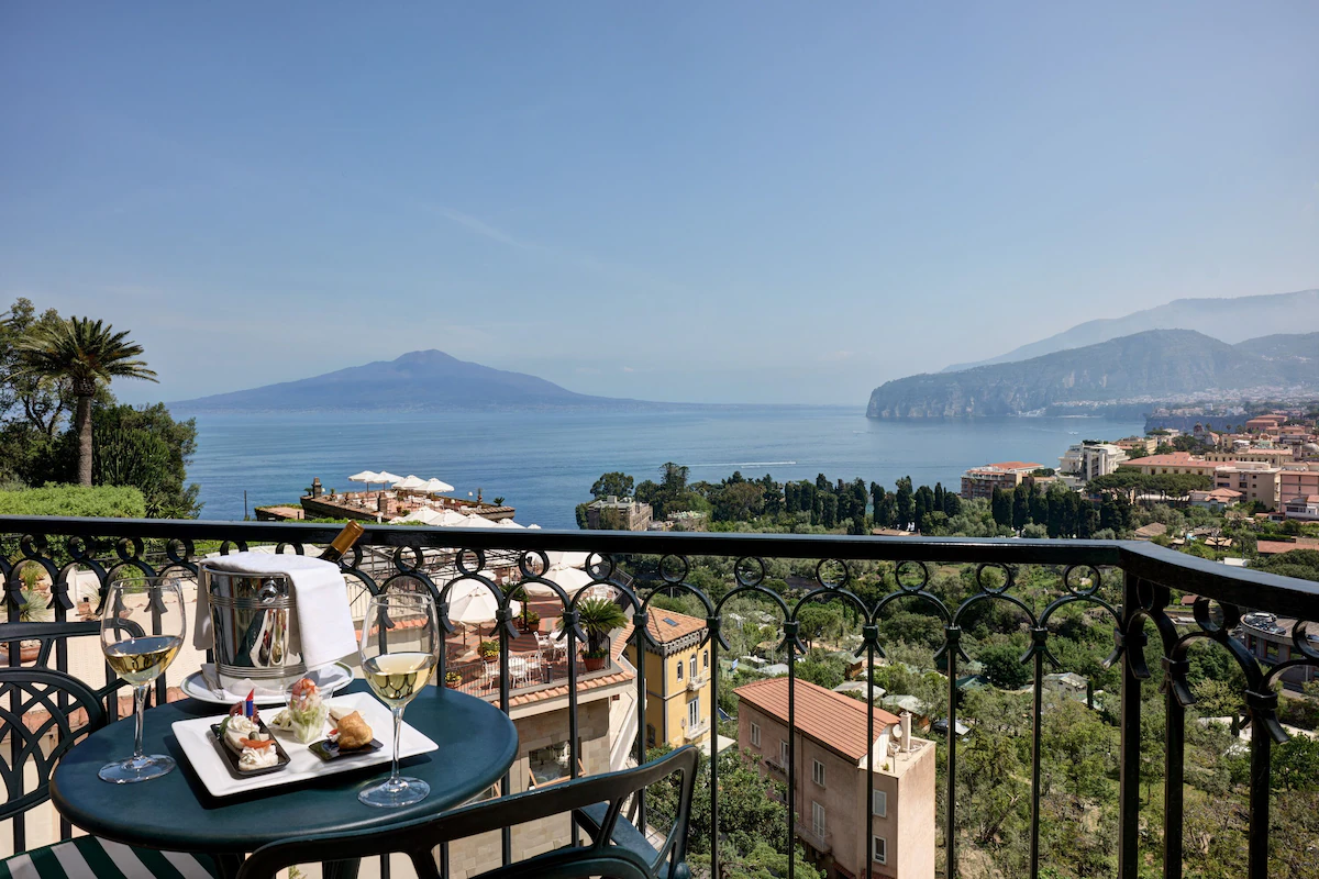 hotel con vista a sorrento