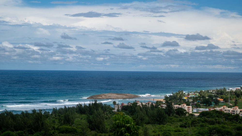 Jobos Beach a Isabela sulla costa nord-occidentale di Porto Rico