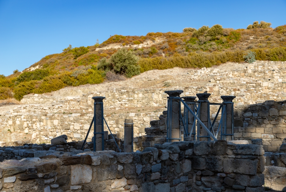 Le case ellenistiche dell'antica città di Kamiros a Rodi
