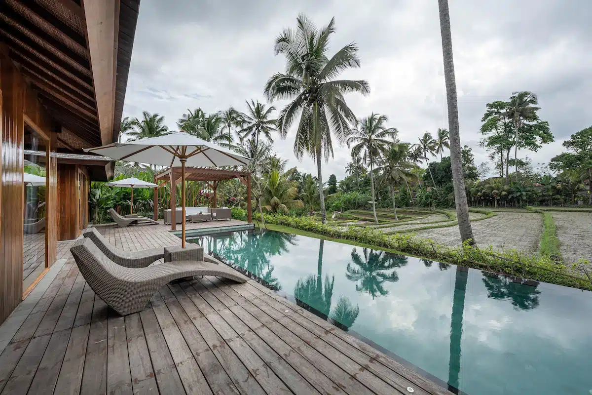 Kappa Senses Ubud, villa con piscina privata e vista sulle risaie
