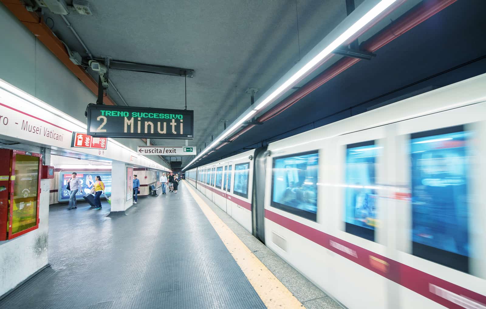 La metropolitana di Roma
