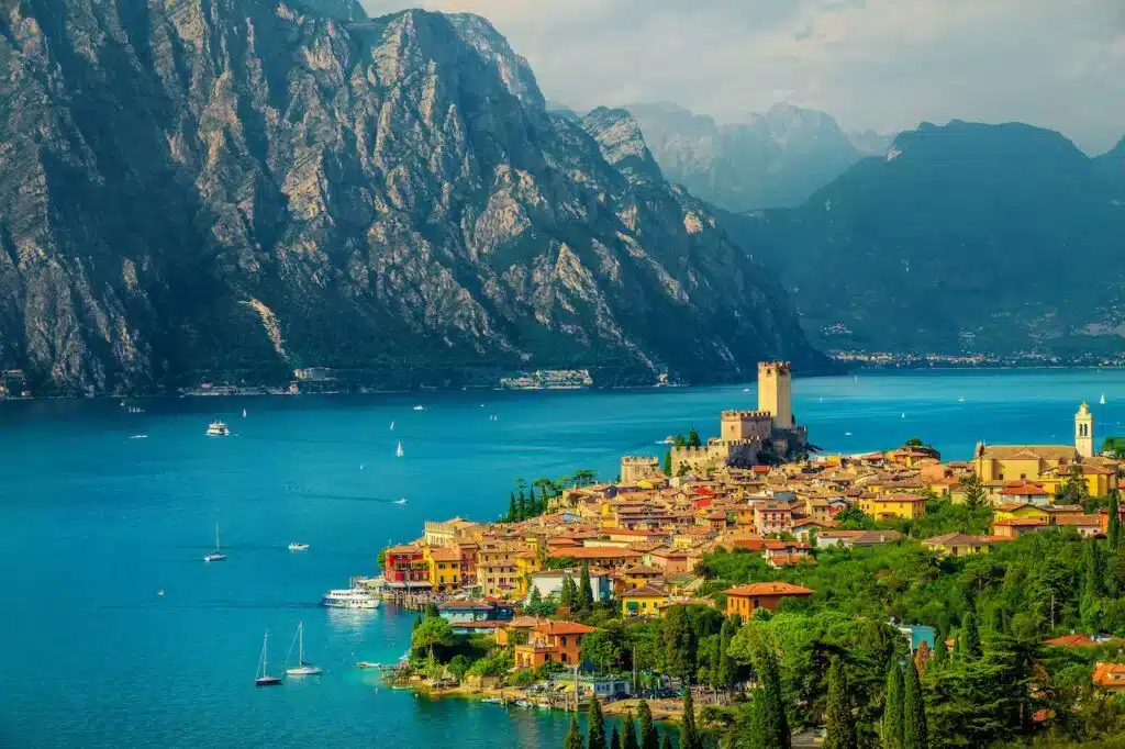 Lago di Garda in Italia