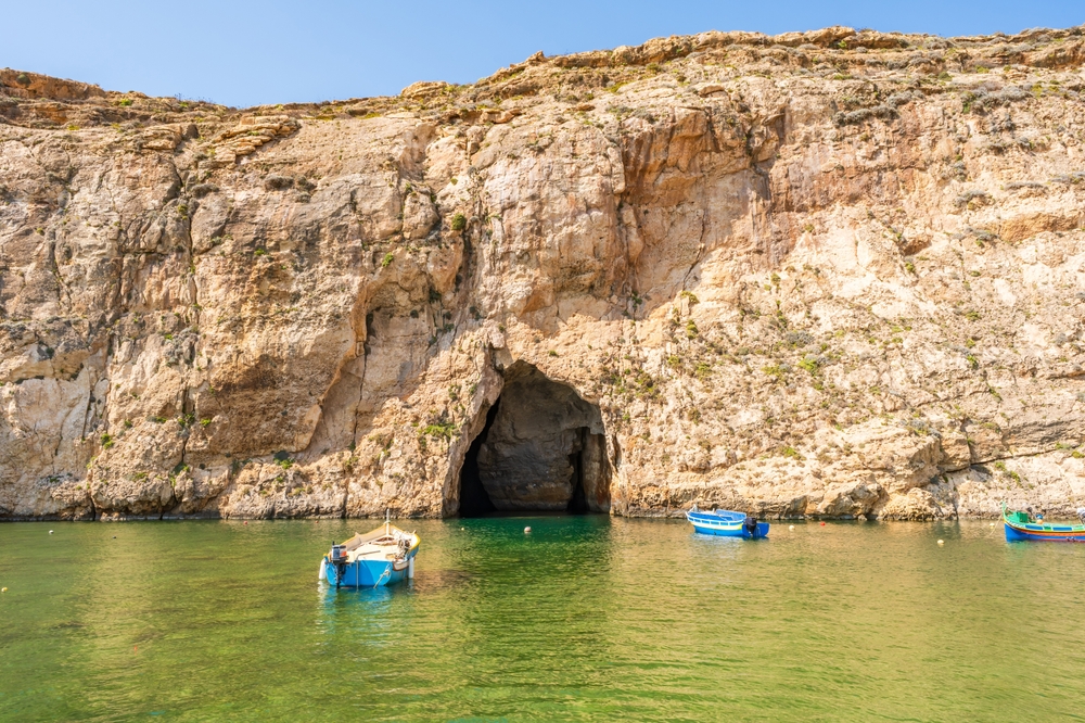 La laguna dell'Inland Sea a Dwejra, Gozo
