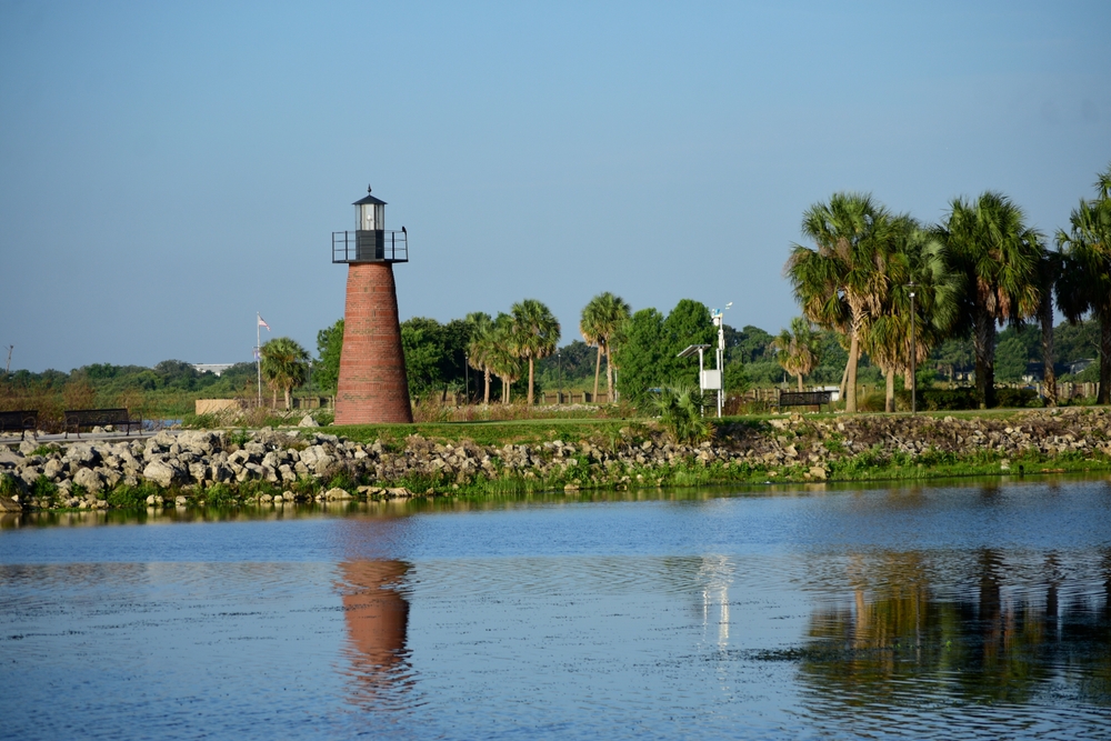 Lakefront Park sul Lake Tohopekaliga a Kissimmee