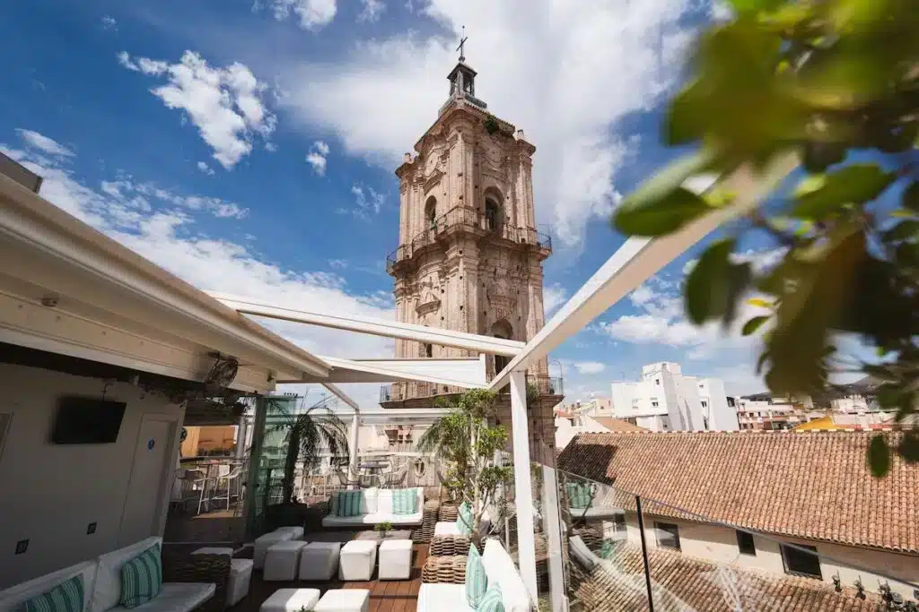 Malaga Premium Hotel, rooftop bar a Malaga