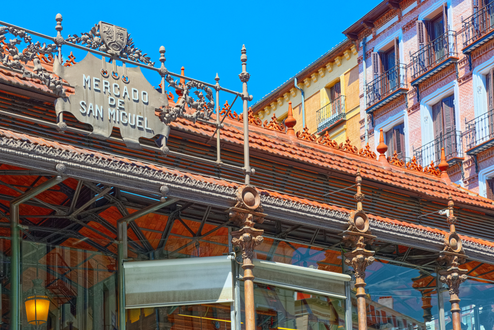 Il mercato coperto Mercado de San Miguel a Madrid