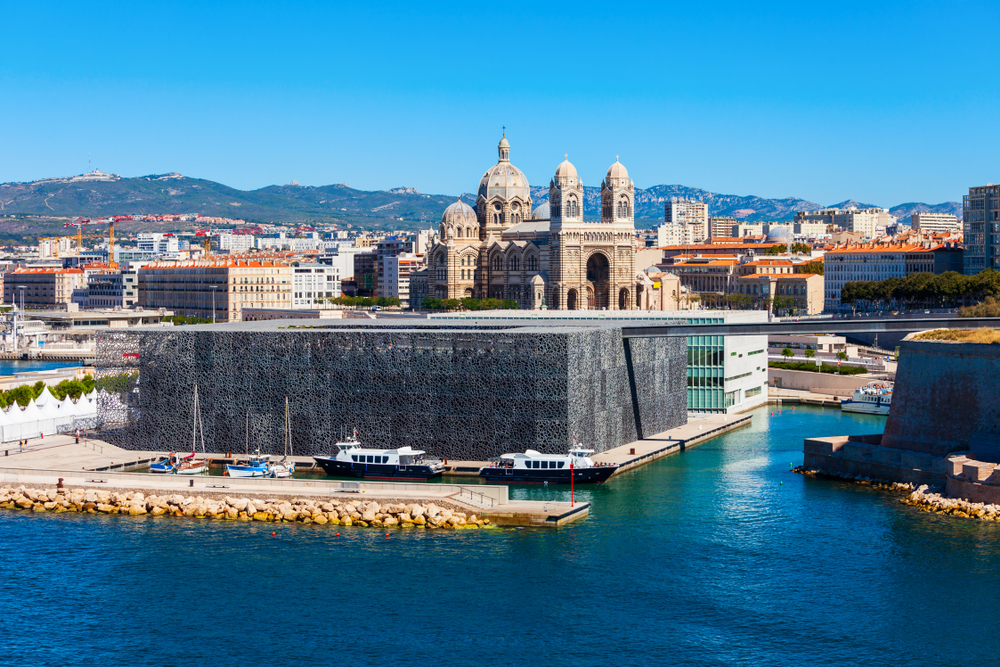 Il MuCEM sul lungomare di Joliette a Marsiglia