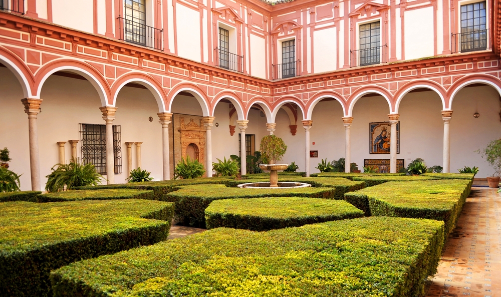 Un cortile del Museo de Bellas Artes di Siviglia