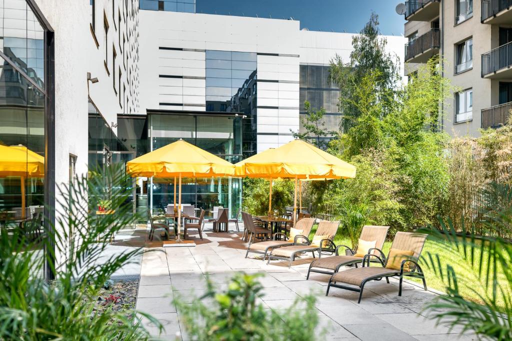 OREA Hotel Angelo Praha area esterna