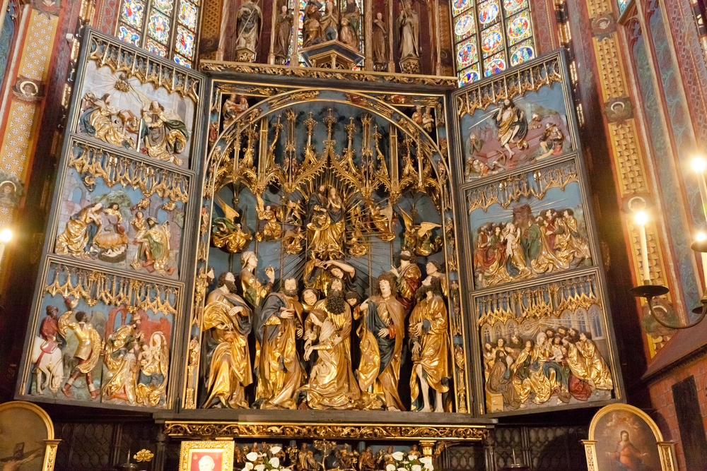 La pala d'altare di Veit Stoss nella Basilica di Santa Maria a Cracovia