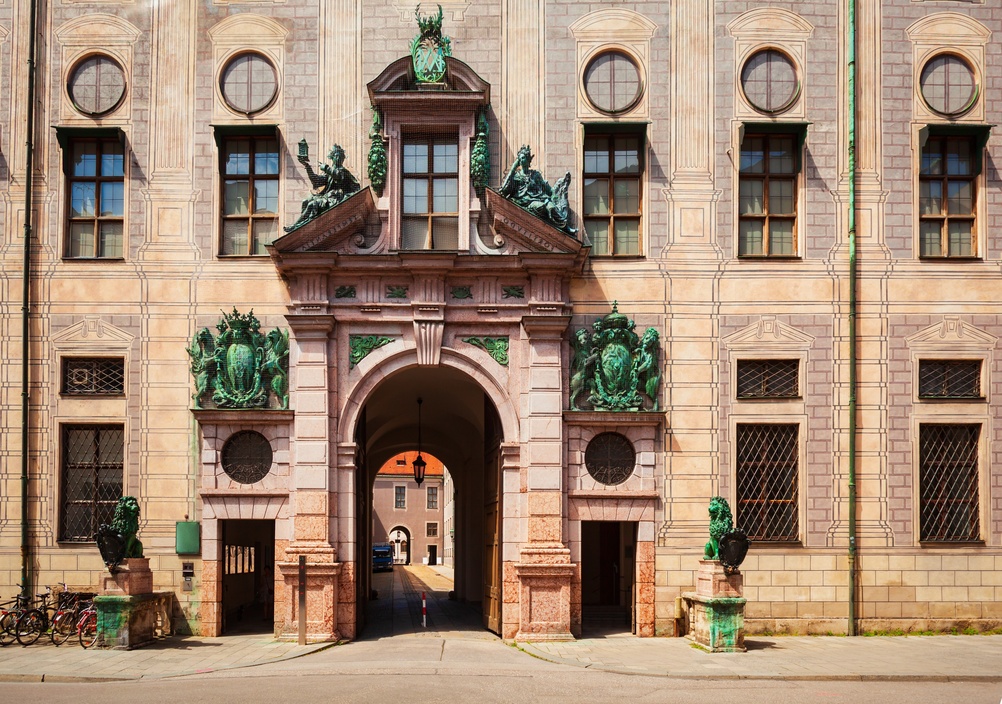 Il palazzo della Residenz nel centro di Monaco di Baviera
