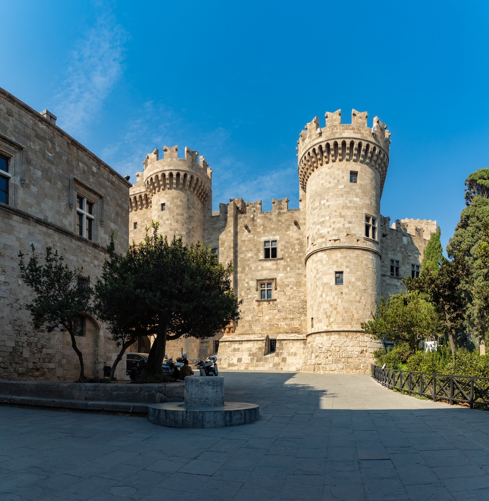 Il Palazzo del Gran Maestro nella città vecchia di Rodi