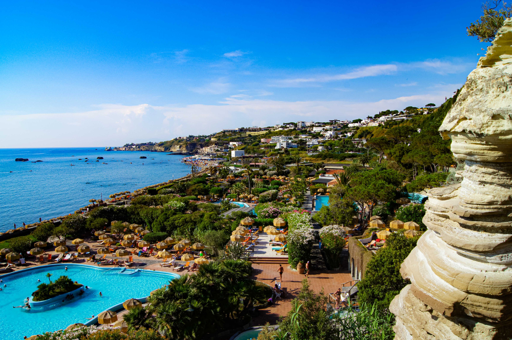 Il parco termale Giardini Poseidon a Citara, a Ischia