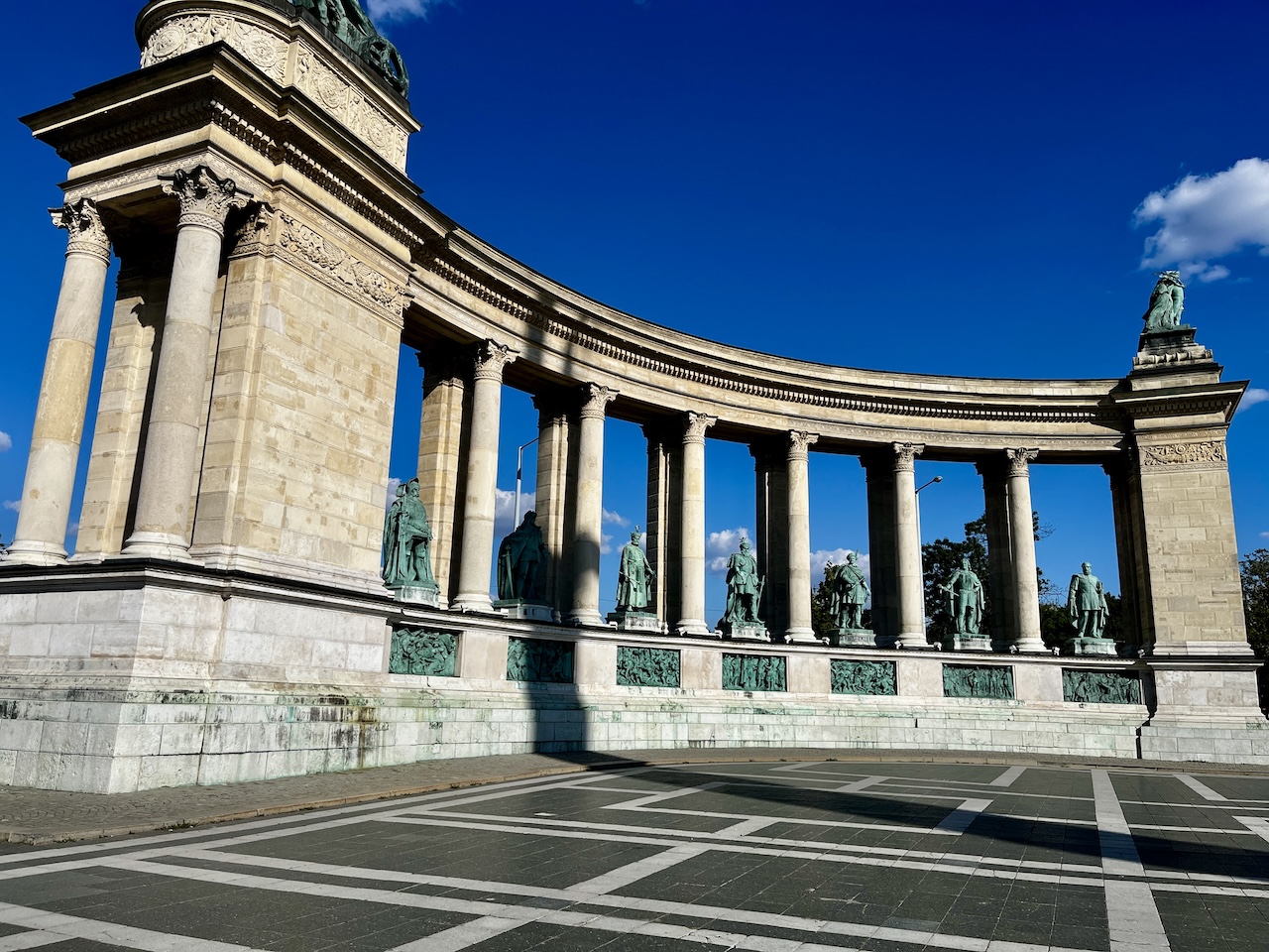 Piazza degli Eroi a Budapest