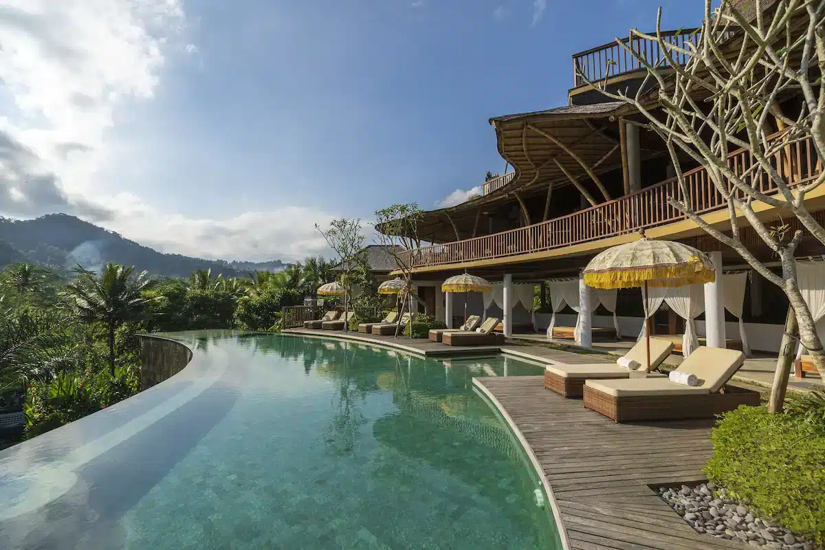 Piscina del Wapa di Ume Sidemen a Bali