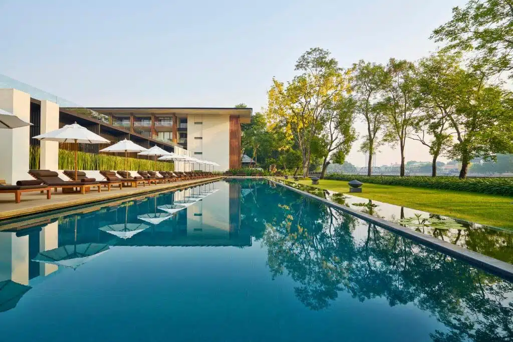 Piscina dell'Anantara Chiang Mai Resort