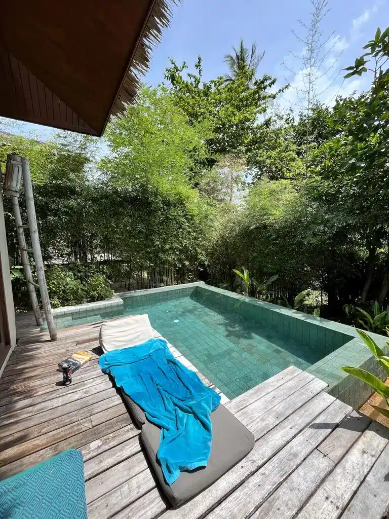 piscina privata al Sea Dance di Samui