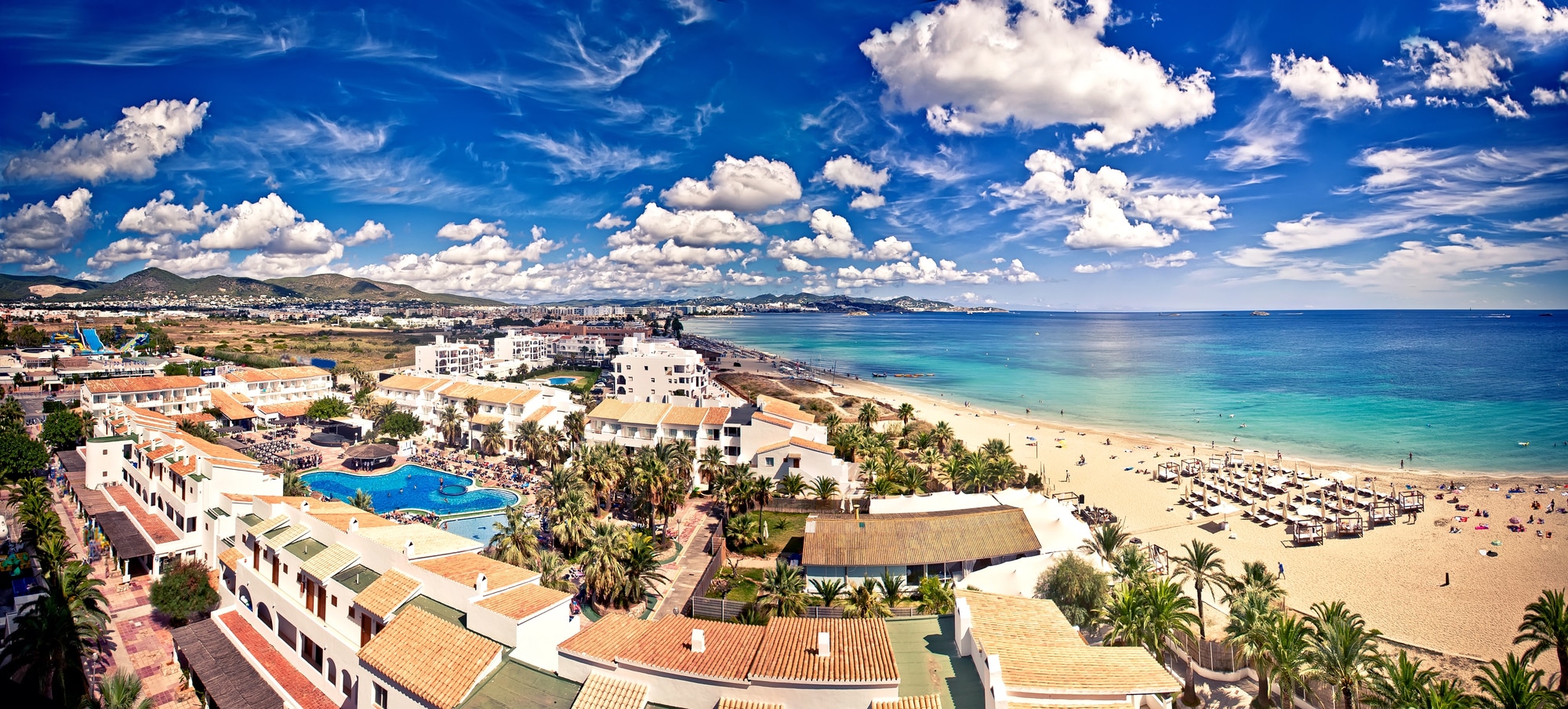 Playa d'en Bossa a Ibiza