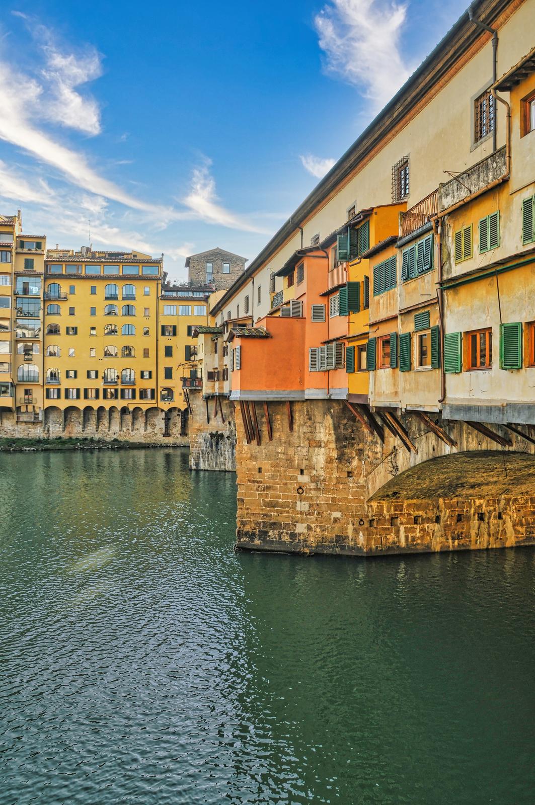 Ponte Vecchio sull'Arno a Firenze
