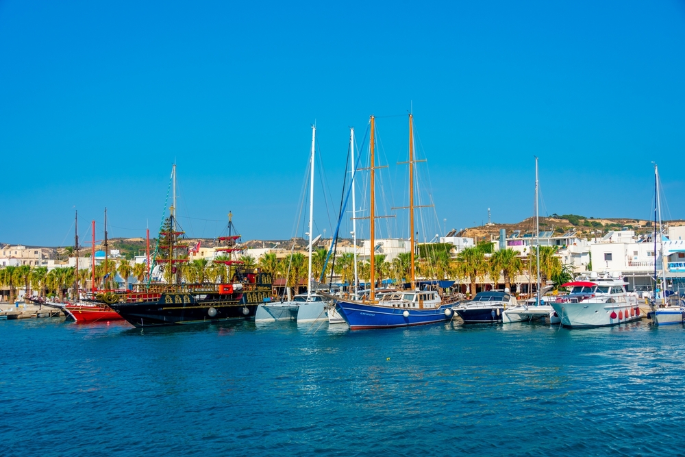 Il porto di Kardamena a Kos