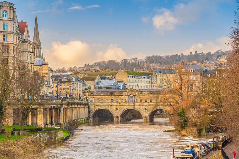 Il Pulteney Bridge sul fiume Avon a Bath