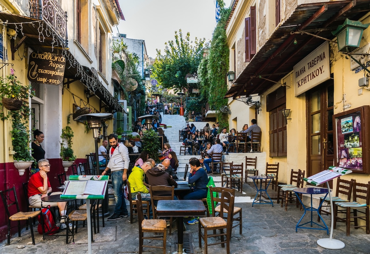 Ristorante a Plaka, Atene