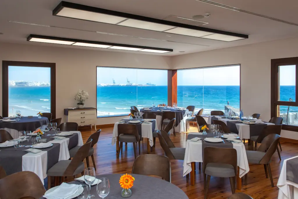 Ristorante con vista mare dell'El Mirador de Fuerteventura